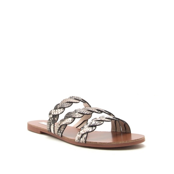 Snake strappy braided Sandal - Picture 3 of 4